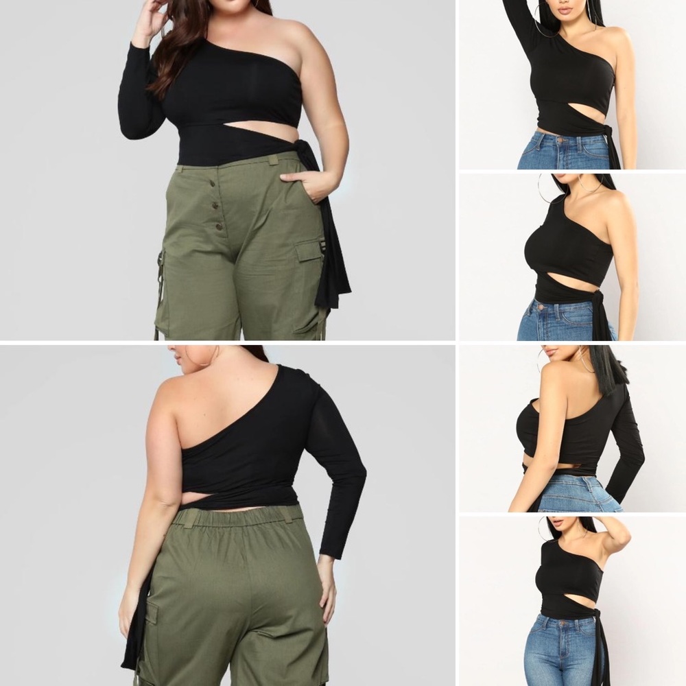 One Shoulder Top - Picture 1 of 8